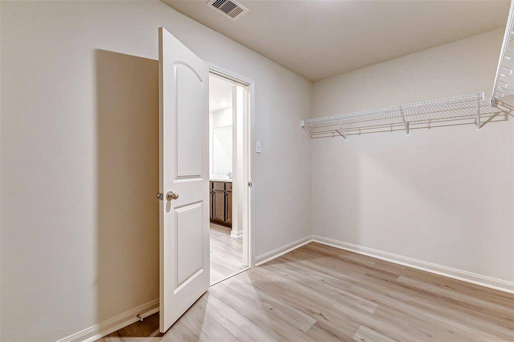 Primary closet.