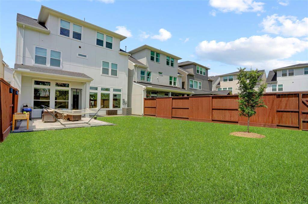 View from the back corner of the property. This property offers one of the largest lots/yards inside of Somerset Green.