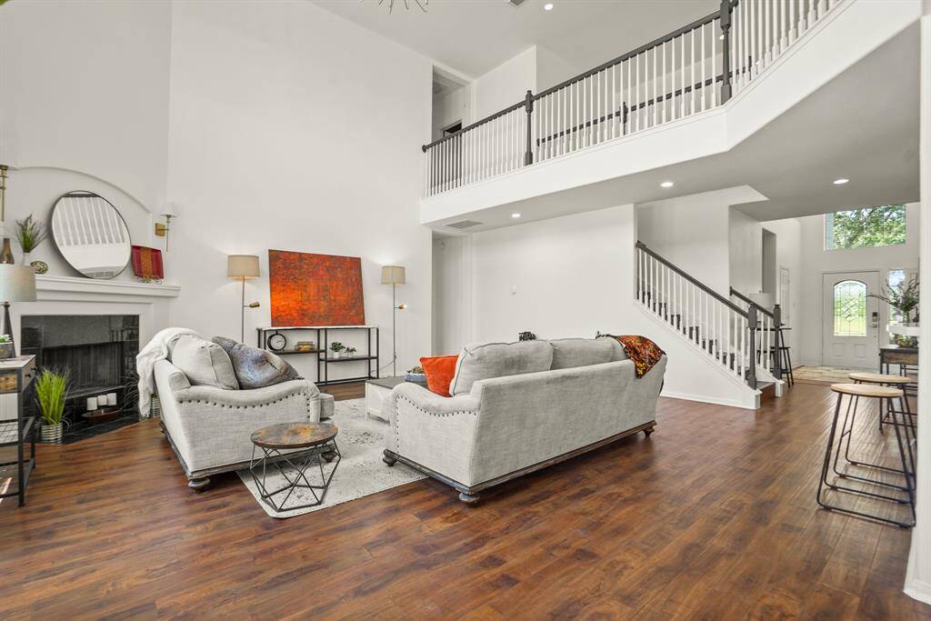 Experience elegance with stunning hardwood floors throughout the home.