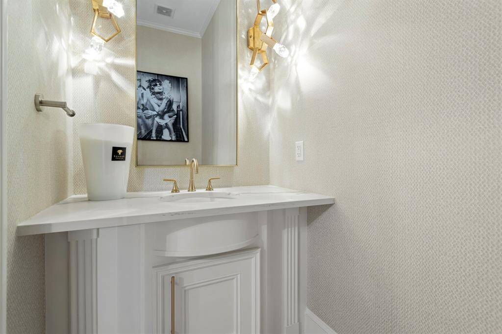 Half bath located downstairs