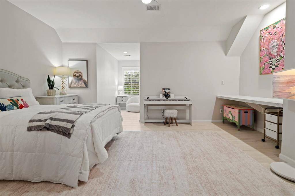 Another view of the bedroom #2 with built in workstation