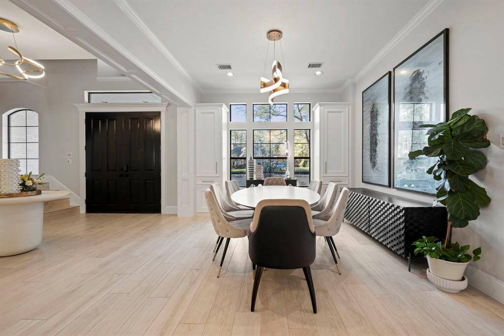 Another view of the formal dining