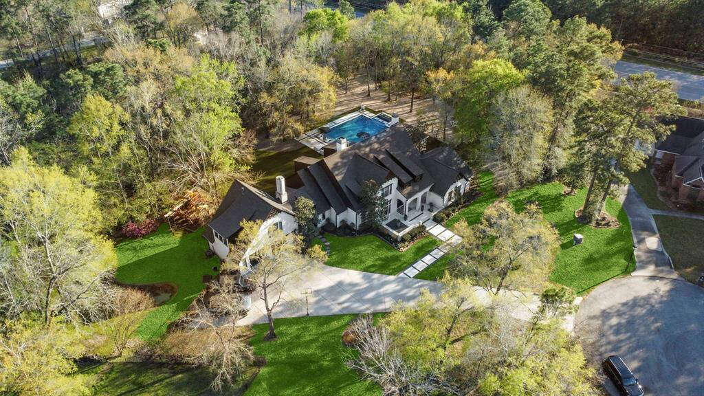 Nestled in the trees for maximum privacy