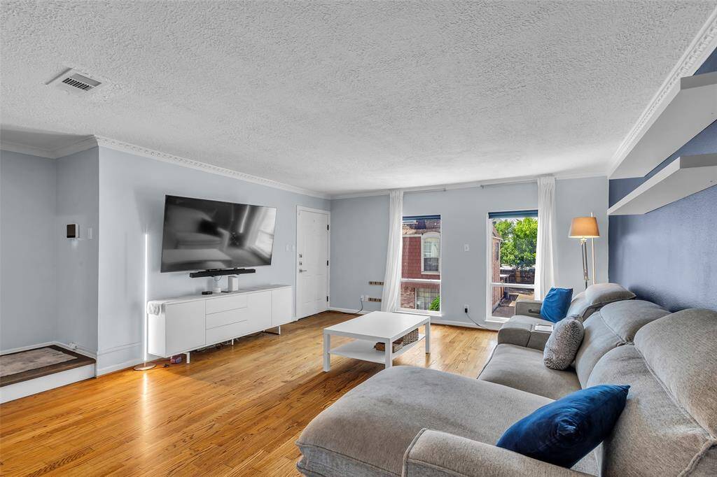 This open layout is ideal for hosting and relaxing.