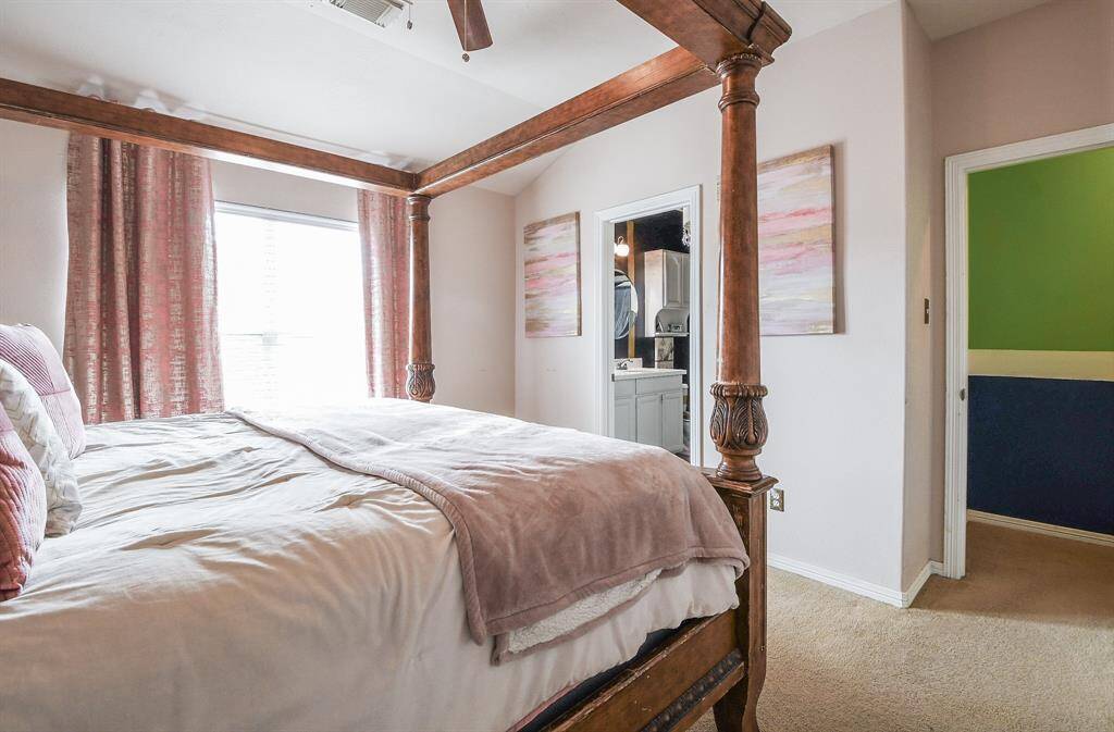 3rd bedroom is oversized and decorated with such charm