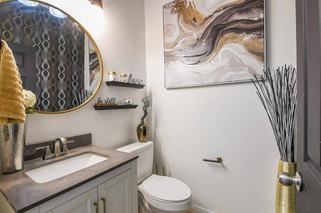 Laundry room with lots of storage.