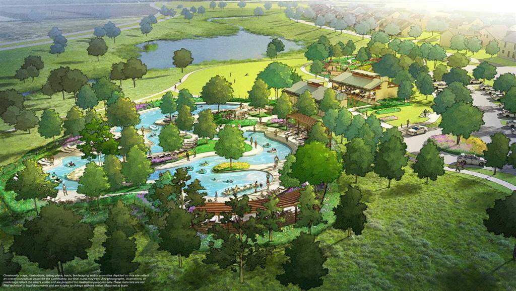 The resort style pool and lazy river will serve as a centerpiece of the amenity center, showcasing the exceptional design and charm of this new master-planned community.