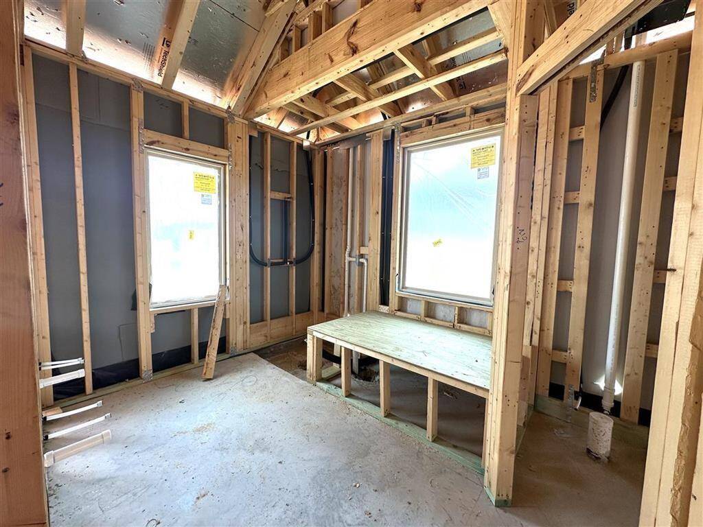 5043 HM Primary Bath at frame stage DropIn Tub area