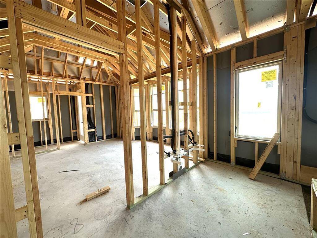 5043 HM Primary Bath at frame stage Double Sink area