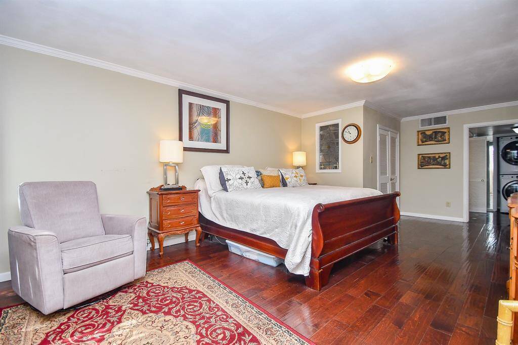 Wood Floors in the Primary Bedroom and throughout the Unit!