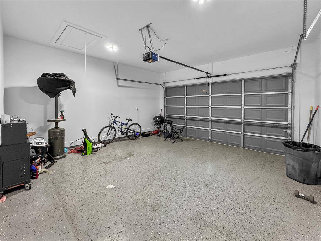 2 Car Garage with Epoxy