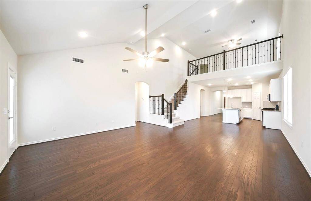 View of unfurnished living room.