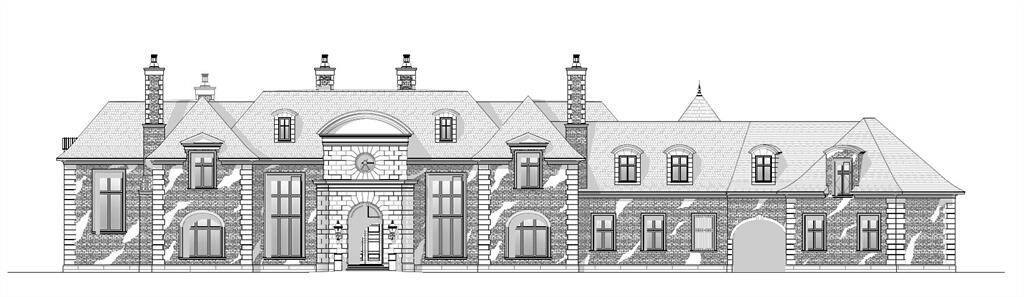 Front Elevation of Architectural Plan