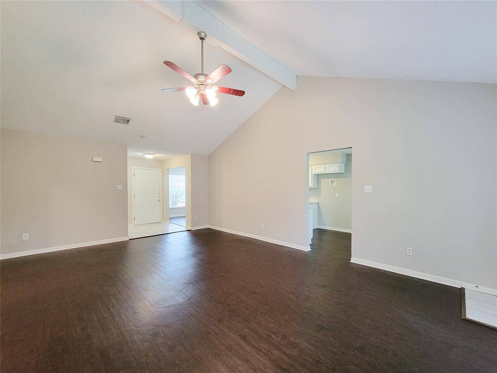 Family room view looking back toward entry