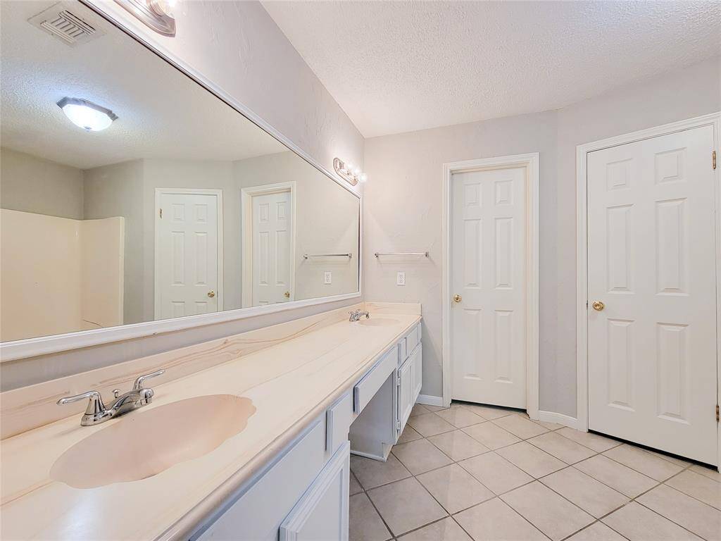 Freshly painted cabinets inside and out