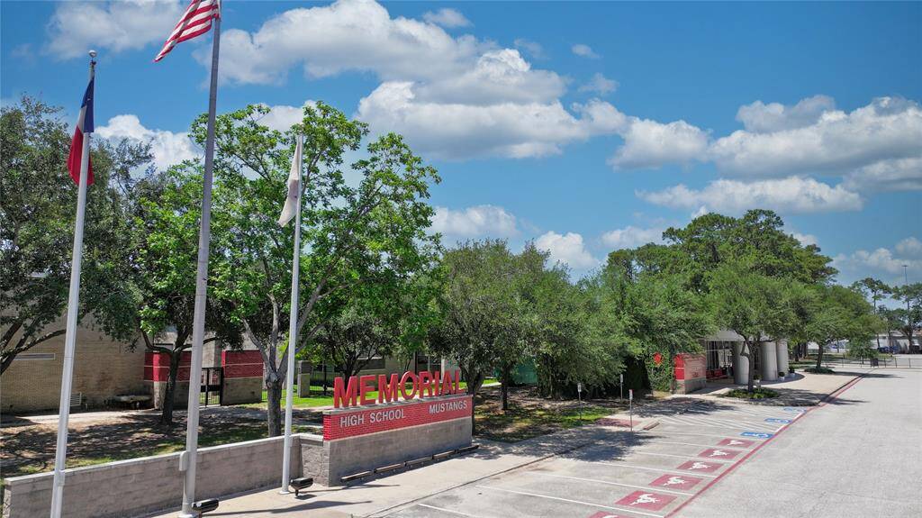 The home is zoned to sought after Memorial High. Memorial High School serves students who live in the Houston neighborhoods of Piney Point Village, Hunters Creek Village, Spring Valley Village, Hilshire Village, Hedwig Village and Bunker Hill Village. It opened in the early 1960s, and it now serves over 2,200 students each year. Memorial High School is the oldest high school that is still in operation in the Spring Branch School District. Memorial has received several awards in the last few years.