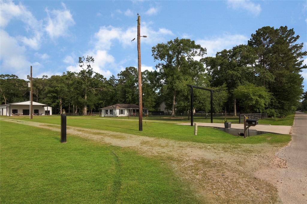 Two drives to the property.
