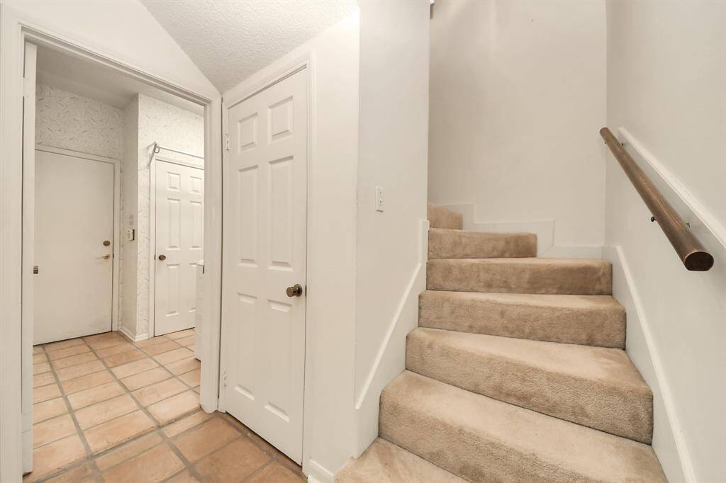 Wonderful under-stairs storage closet!
