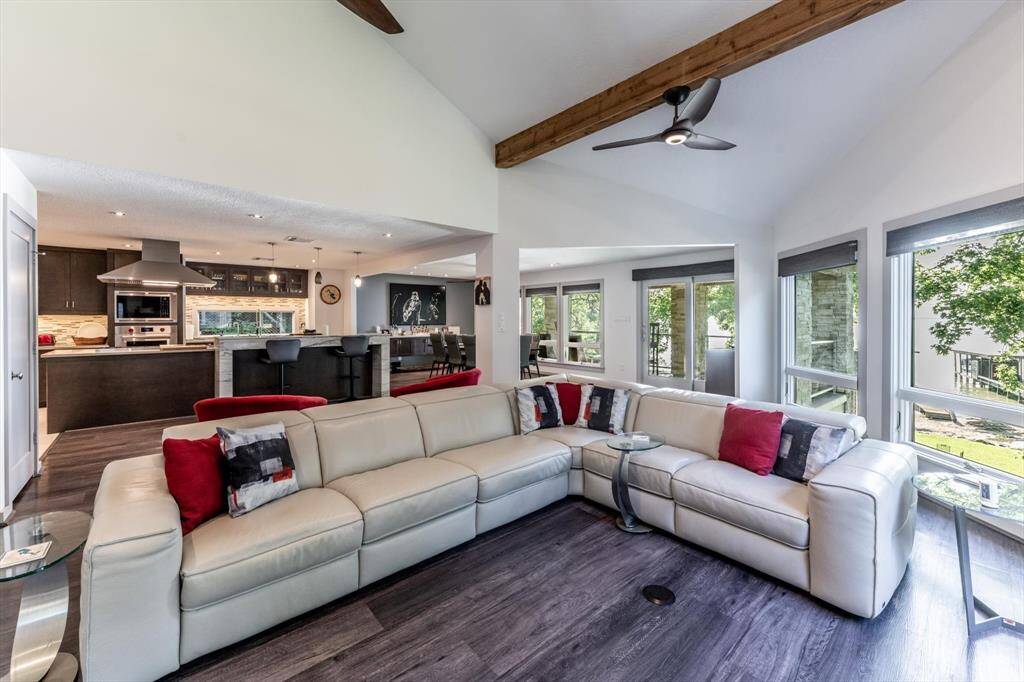 The open floor plan allows for effortless entertaining! Amazing attention to detail from every angle.