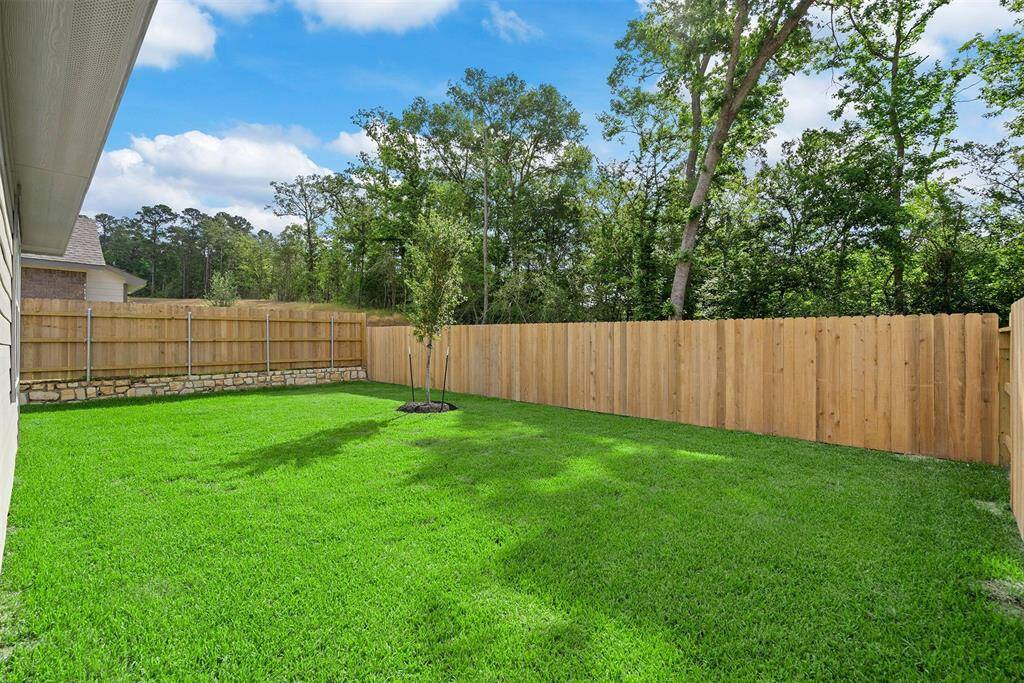 Fenced back yard!  No rear neighbors!