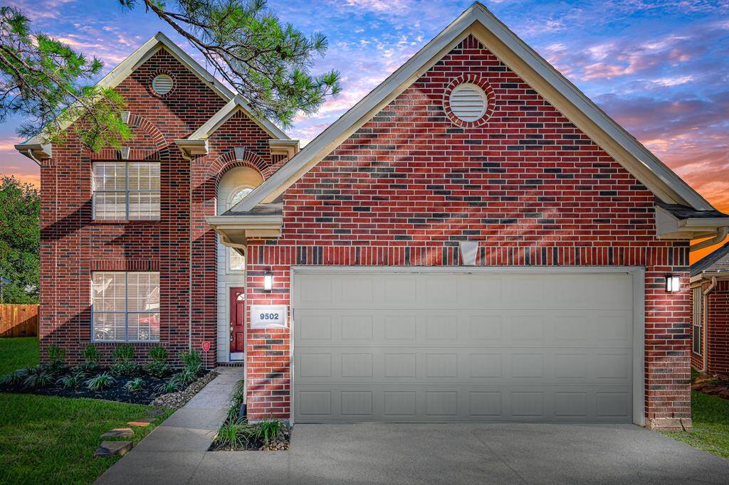 Charming two-story brick home featuring a spacious two-car garage and inviting entryway. Nestled in a serene neighborhood, this property offers beautiful curb appeal with lush landscaping. Perfect for families seeking comfort and style.