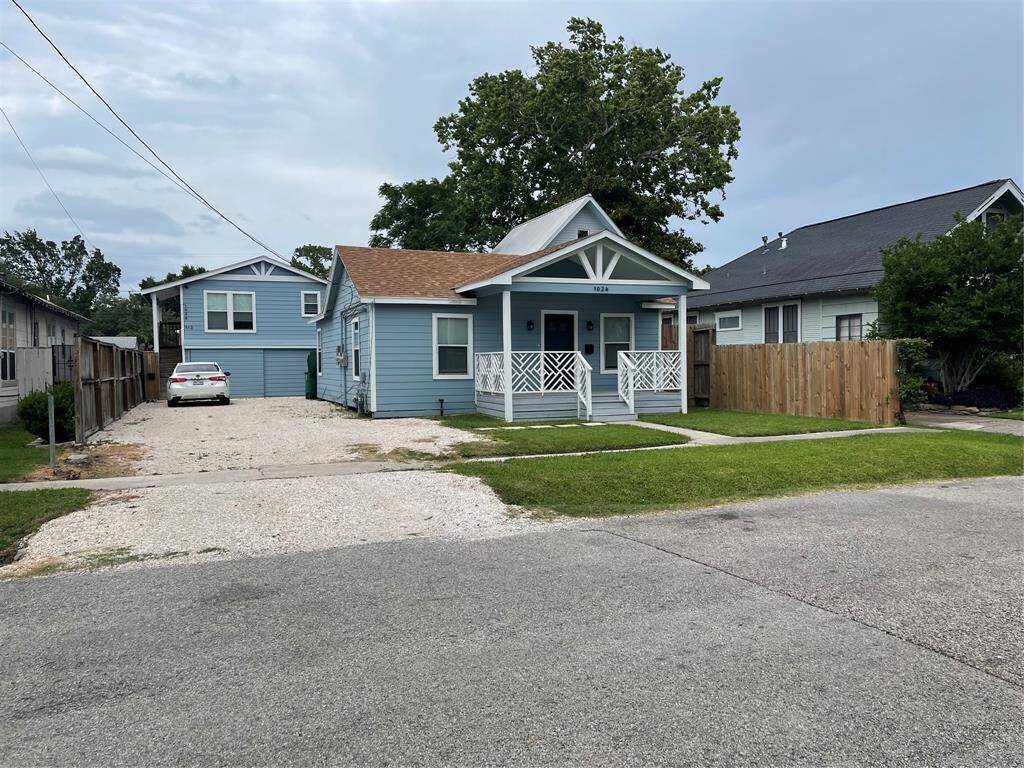 House has a garage apt in the back, not included