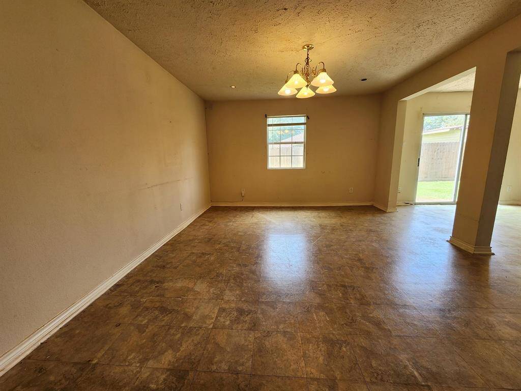 Dining Room with Recessed Lighting.
