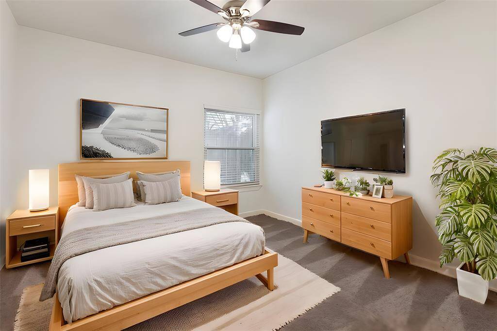 Virtually Staged Secondary Bedroom