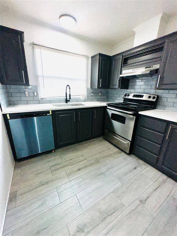 Stainless steel appliances