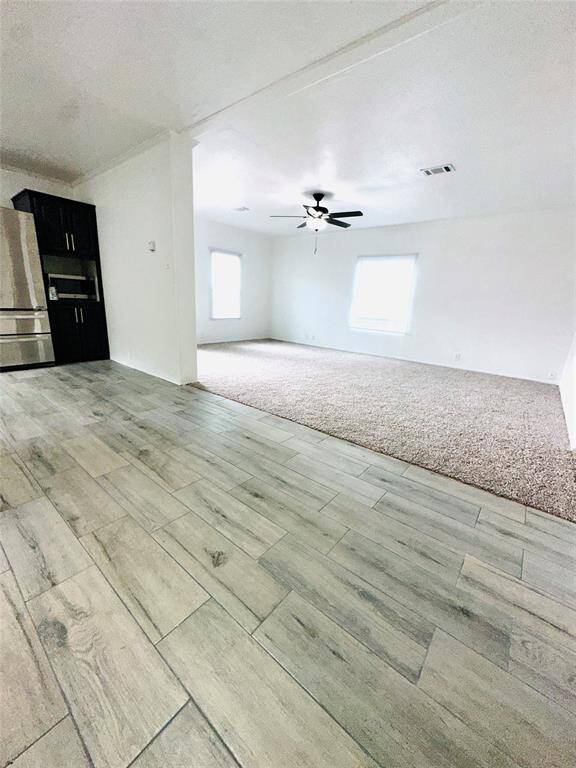Wood tile kitchen