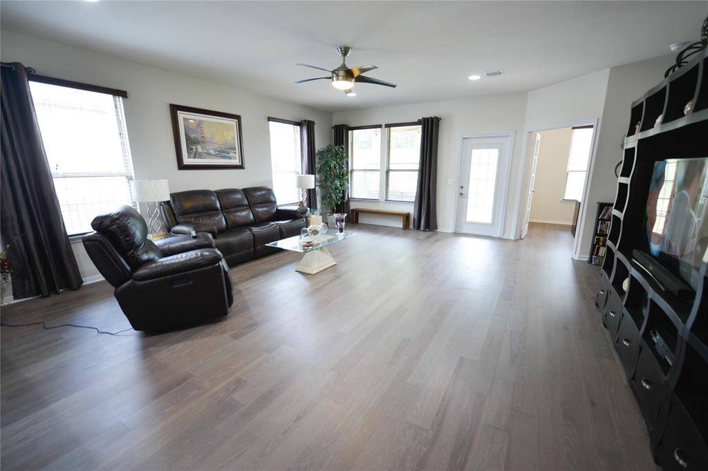 Spacious family room.