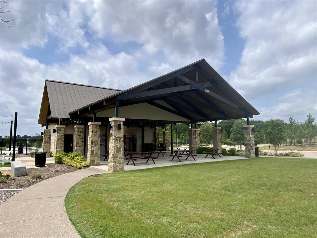 Picnic area under the shade