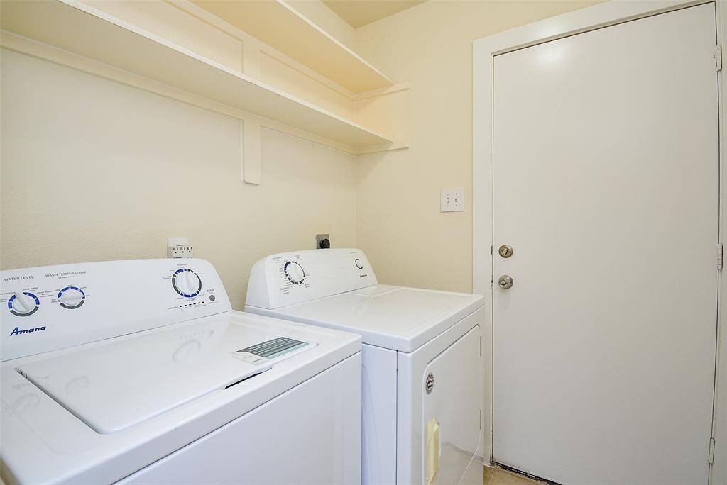 Utility Room in house - with Brand New Washer & Dryer