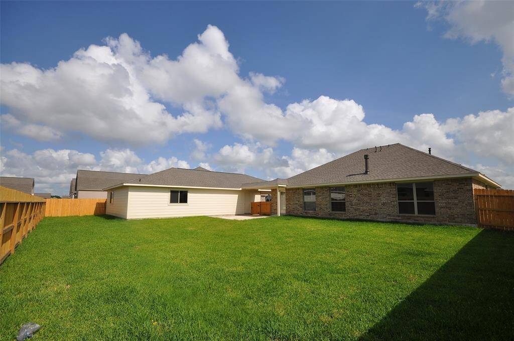 Future pool, volleyball, swing set of just some space to run in the sun in the huge rear yard.