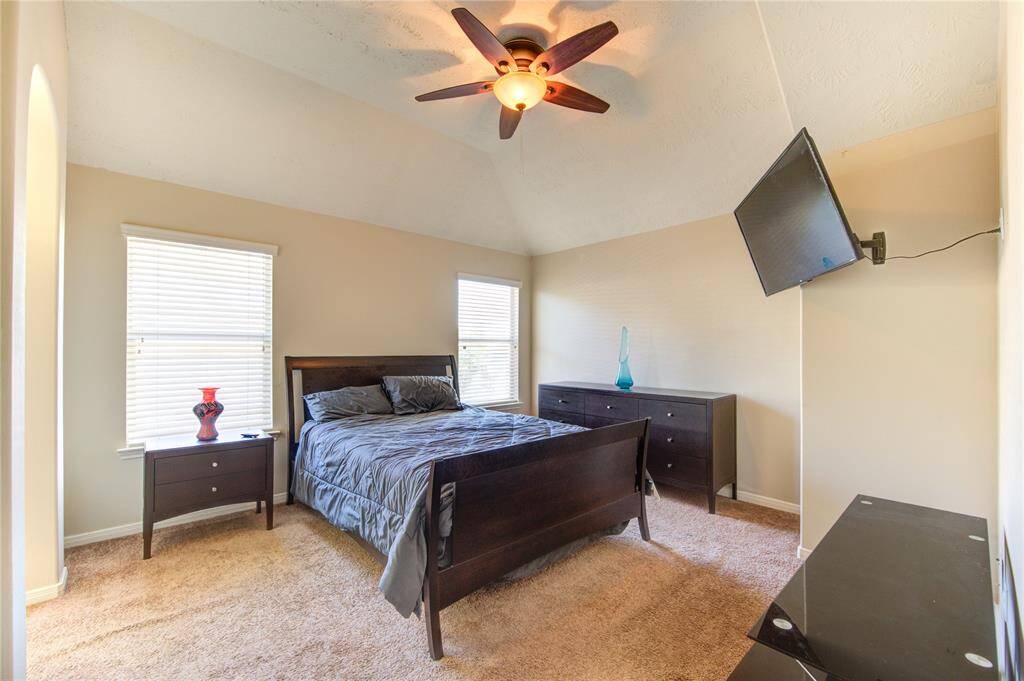 Upstairs bedroom with ensuite bathroom