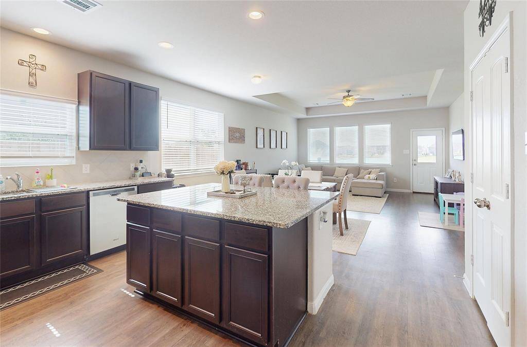 Spacious open-concept floor plan
