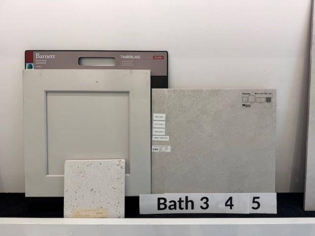 Selections for secondary bedrooms on the second level.