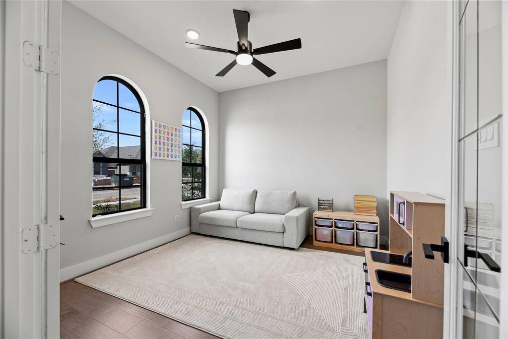 Home office/study behind French doors on the left as you enter the home.