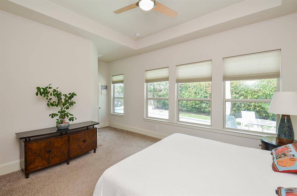 Let beautiful natural sunshine wake you and the deep, romantic shades of night, lull you to sleep.