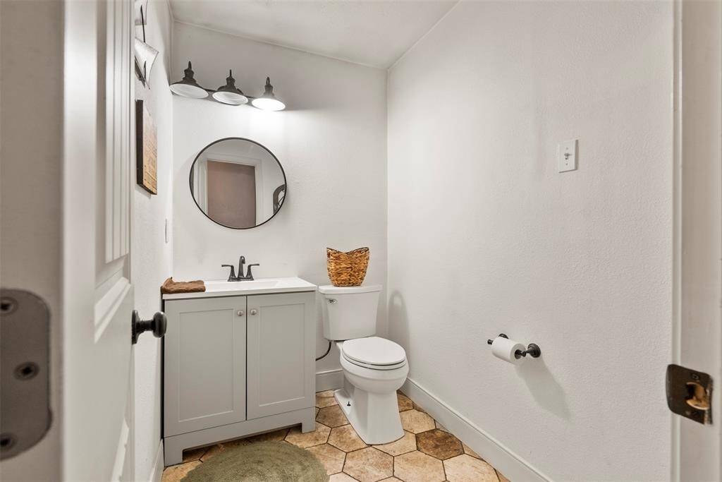 Half bathroom.