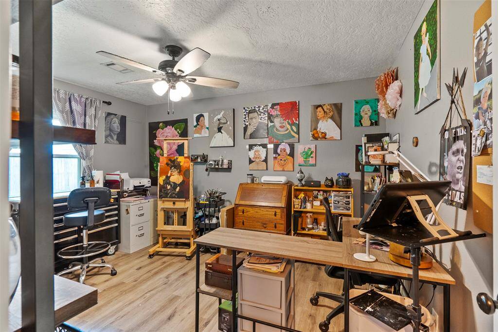 Craft room that you could use as a secondary bedroom or office.
