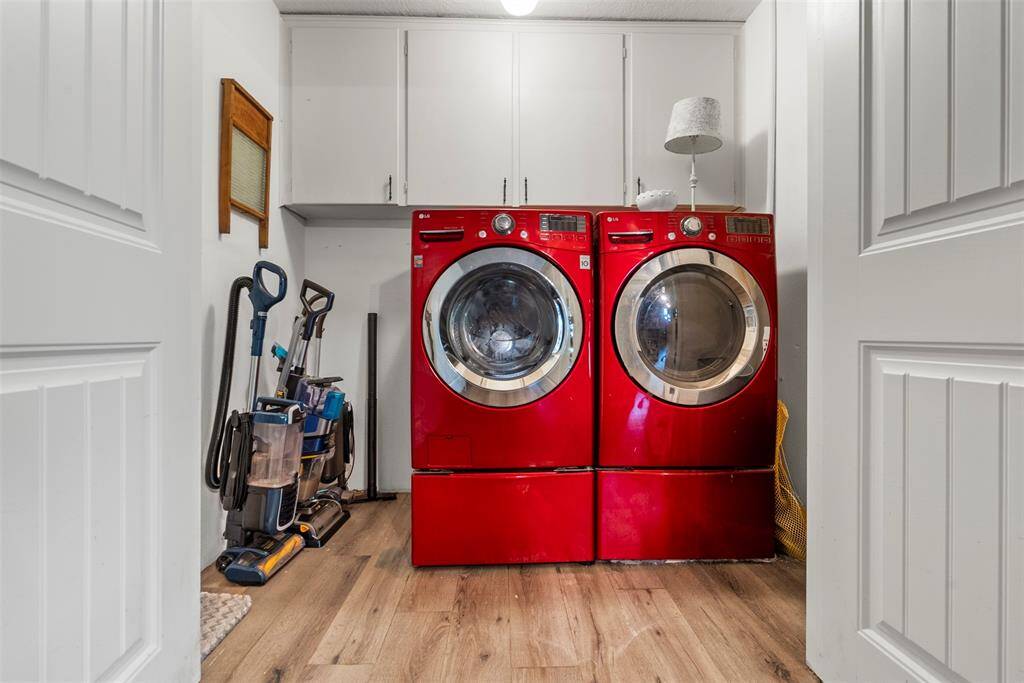 Laundry room.