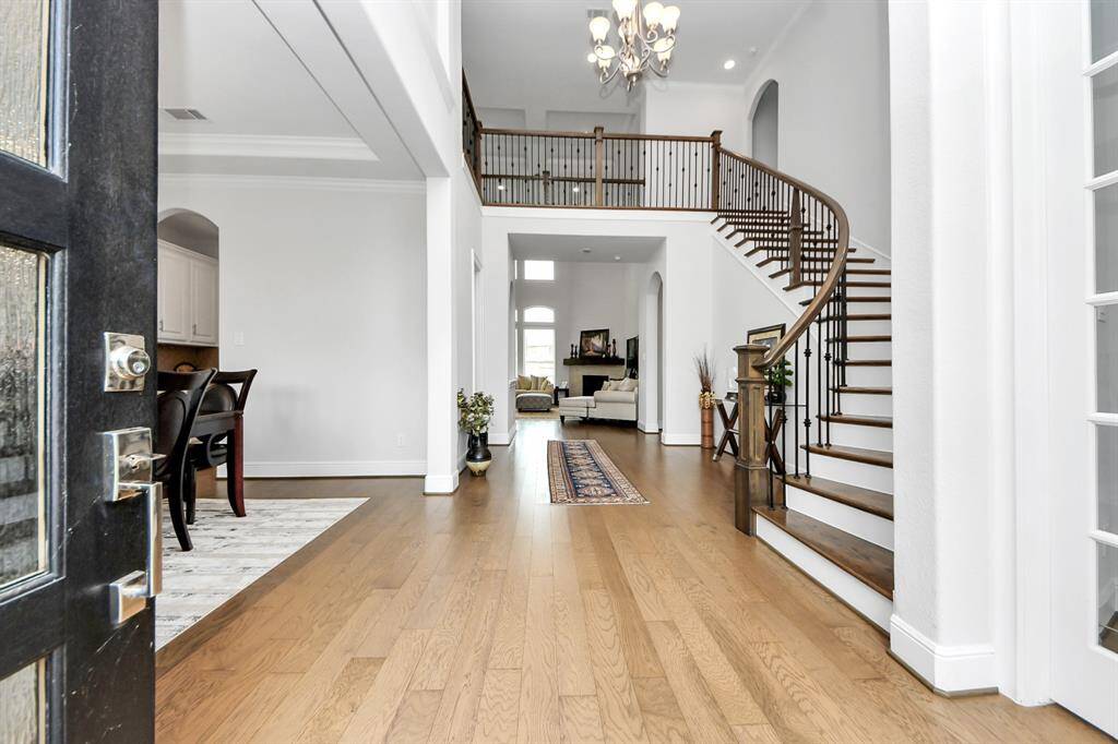 Welcoming entrance foyer