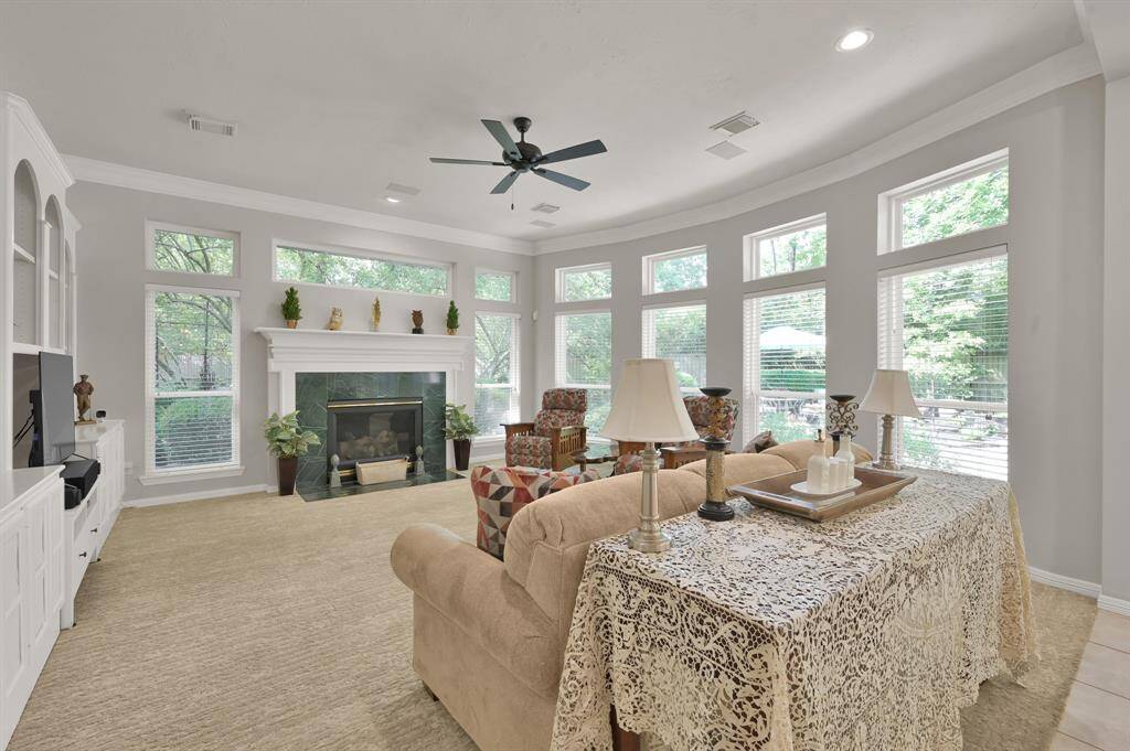 Welcome to your sanctuary. I mean living room. Enjoy the AC while enjoying the outdoor space