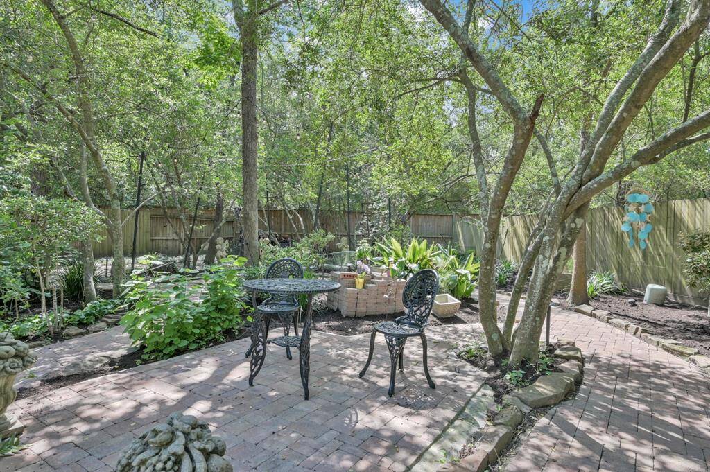 Dappled shade keeps things cool without being suffocating