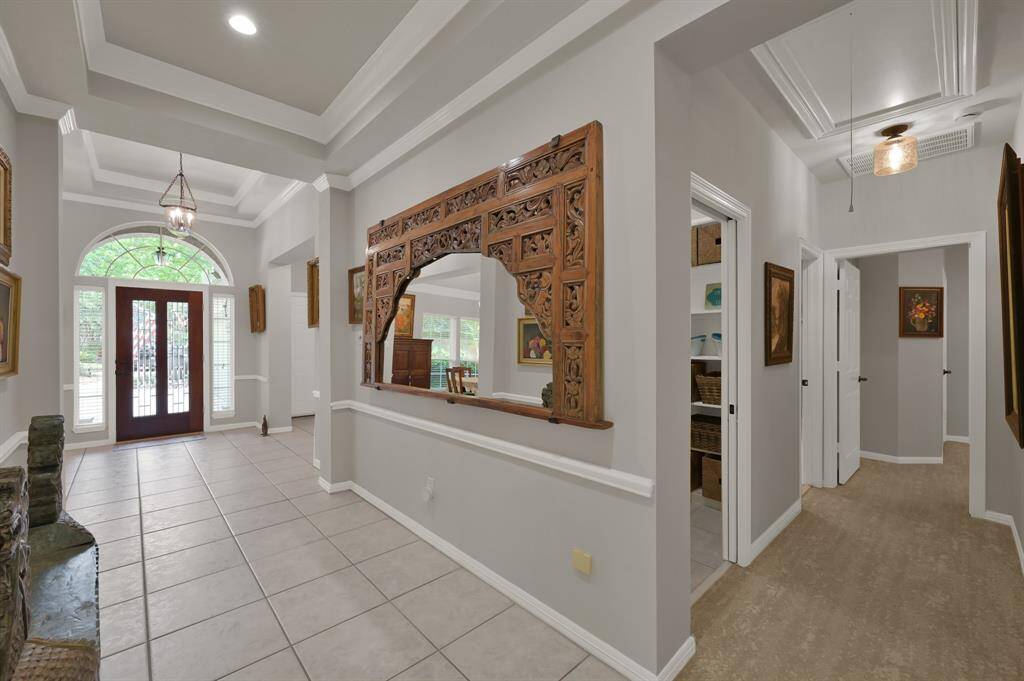 High ceilings and plenty of light