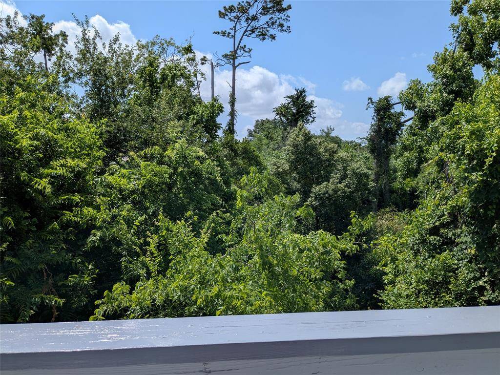View from the upstairs balcony.