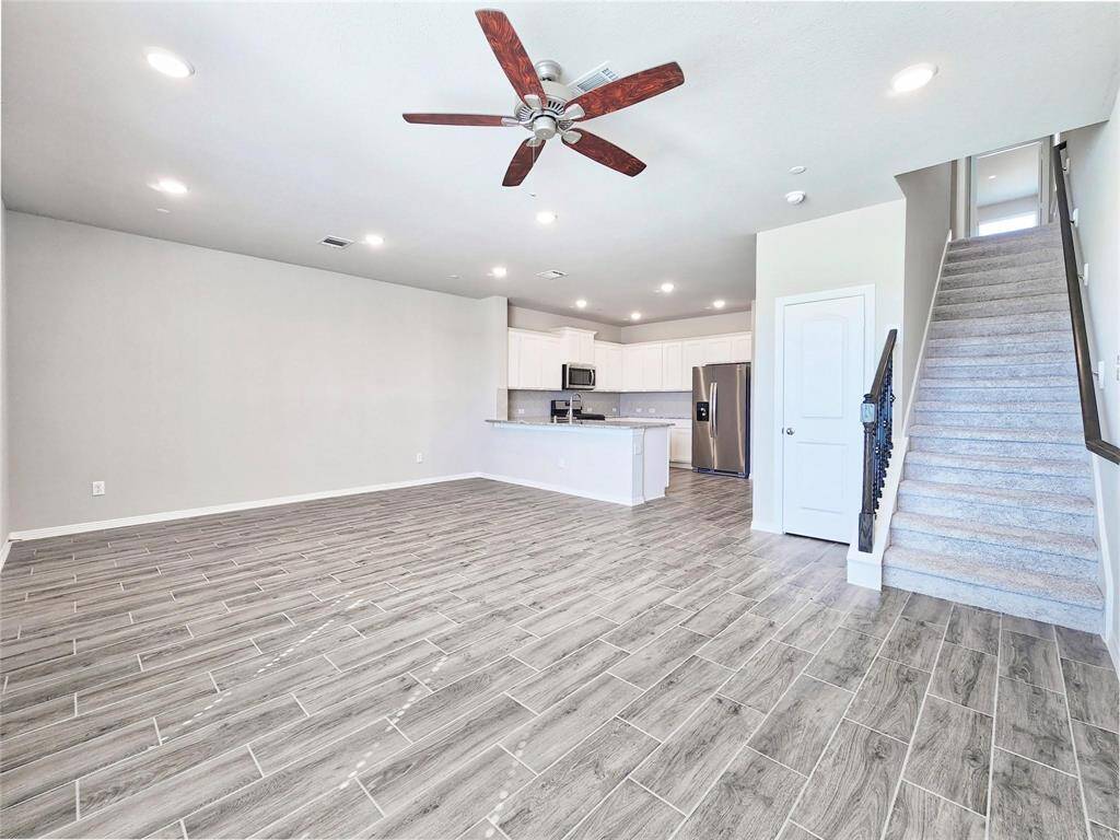 Open floorplan is ideal for hosting your friends and family