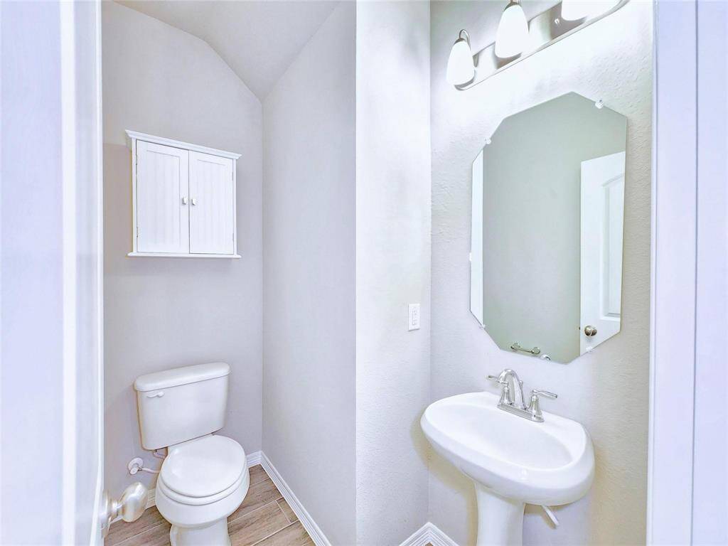 Half bath downstairs for you guests