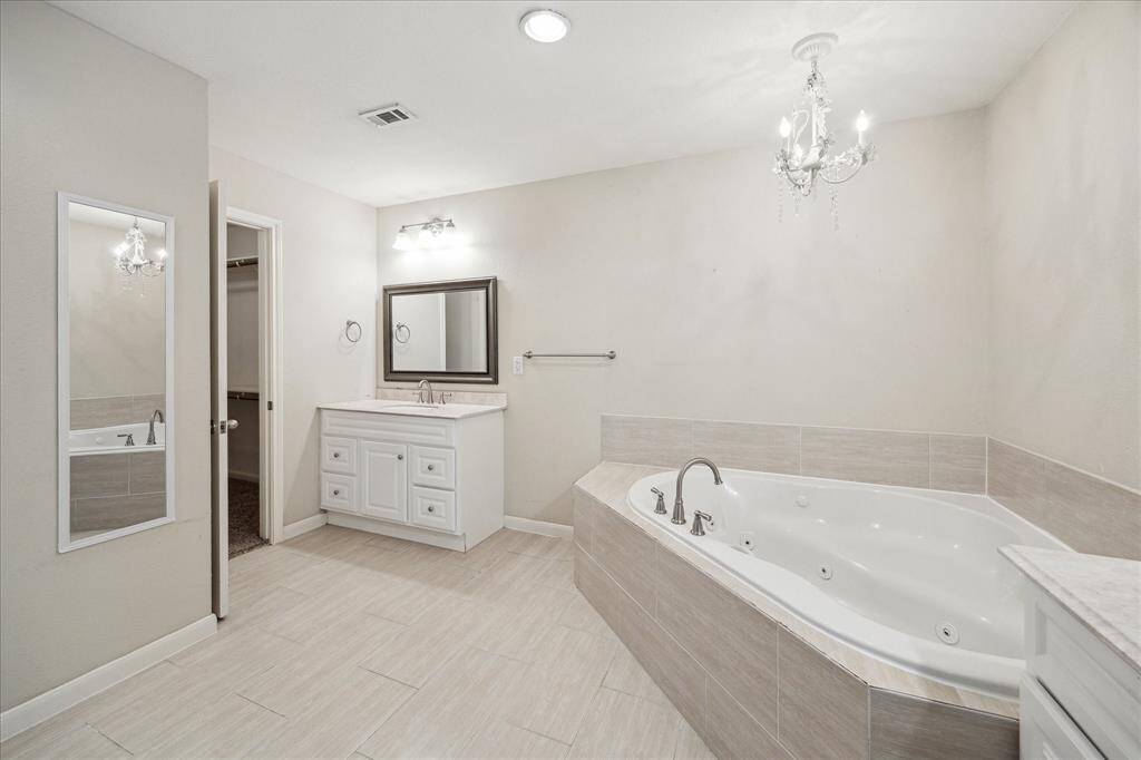 Another view of the remodeled primary bath.